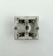 LK Fuga lampeudtag 50 x 50 mm hvid