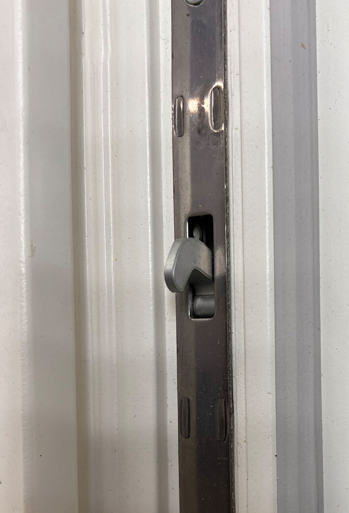 Dobbelt terrassedør med karm