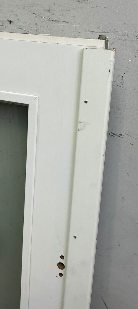 BD60 M16 dobbeltdør med glas u/karm