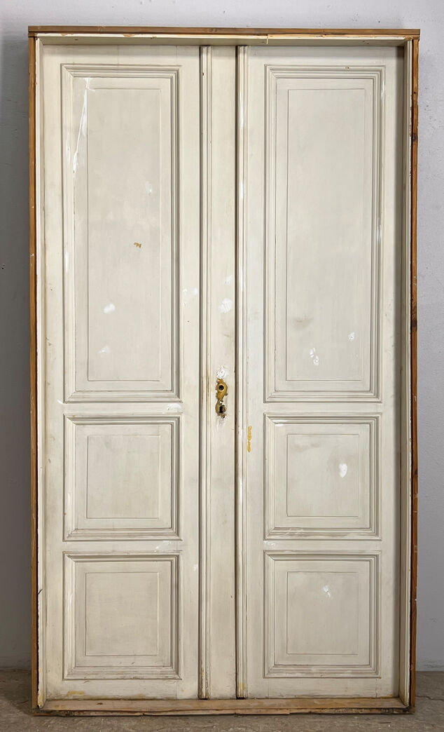 Dobbelt fyldningsdør med karm