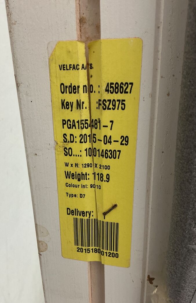 Terrassedør med sideparti