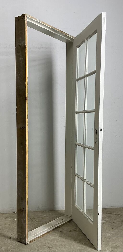 Sprossedør med karm