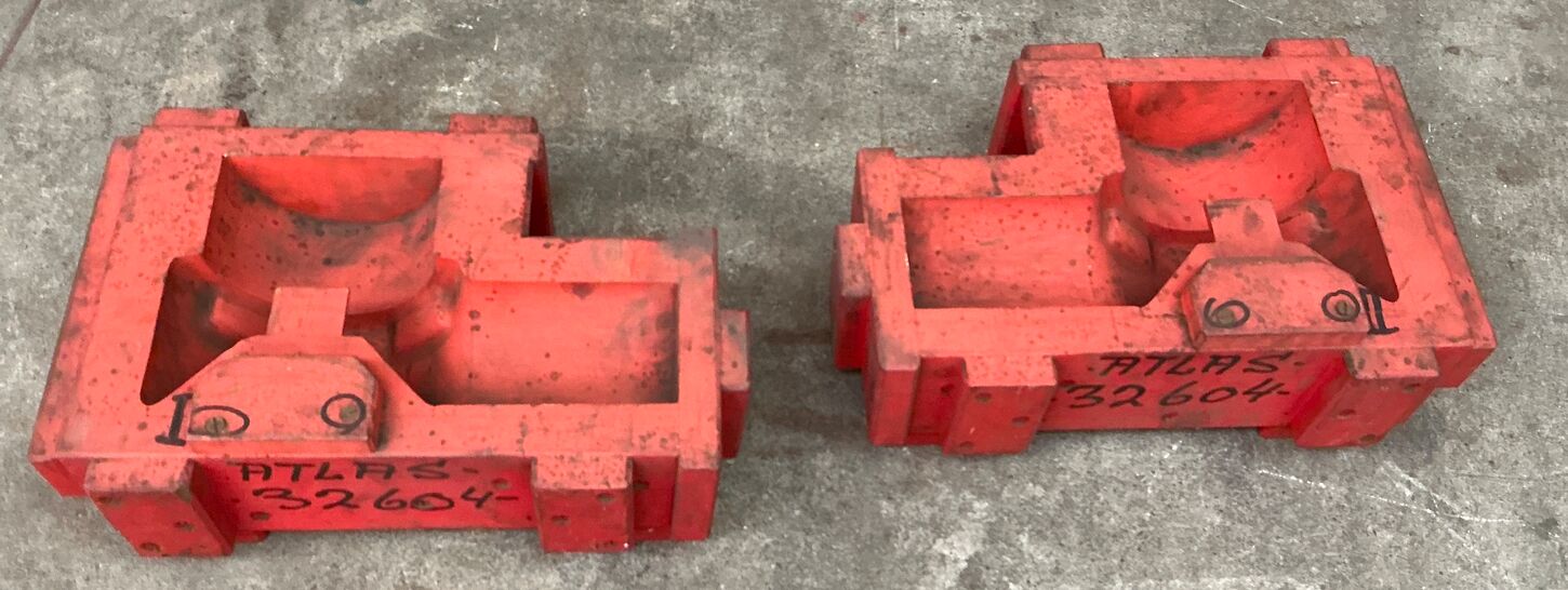 Støbeform fra Holbæk Jernstøberi