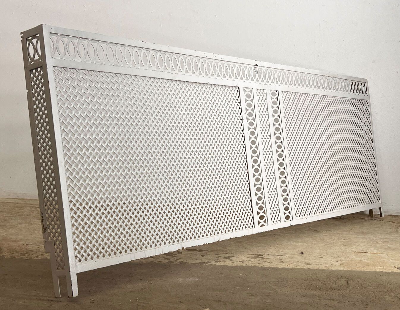 Messing radiatorskjuler - 256 cm