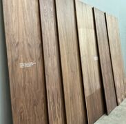 6 stk Fineret valnød plade