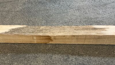 2. sortering af Egetræsstave ca 46x48x800mm