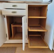 Komplet 60'er køkken, malet