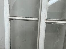 9 stk samlet - Forsatsvinduer med sprosser u/ramme