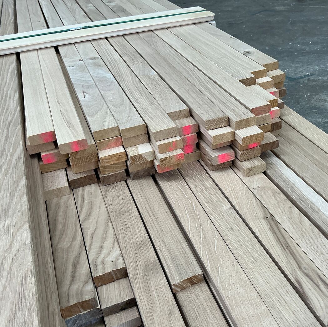 Ege lister høvlet 4 sider 17x40x350cm