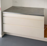 Stålbordplade 101x60 cm