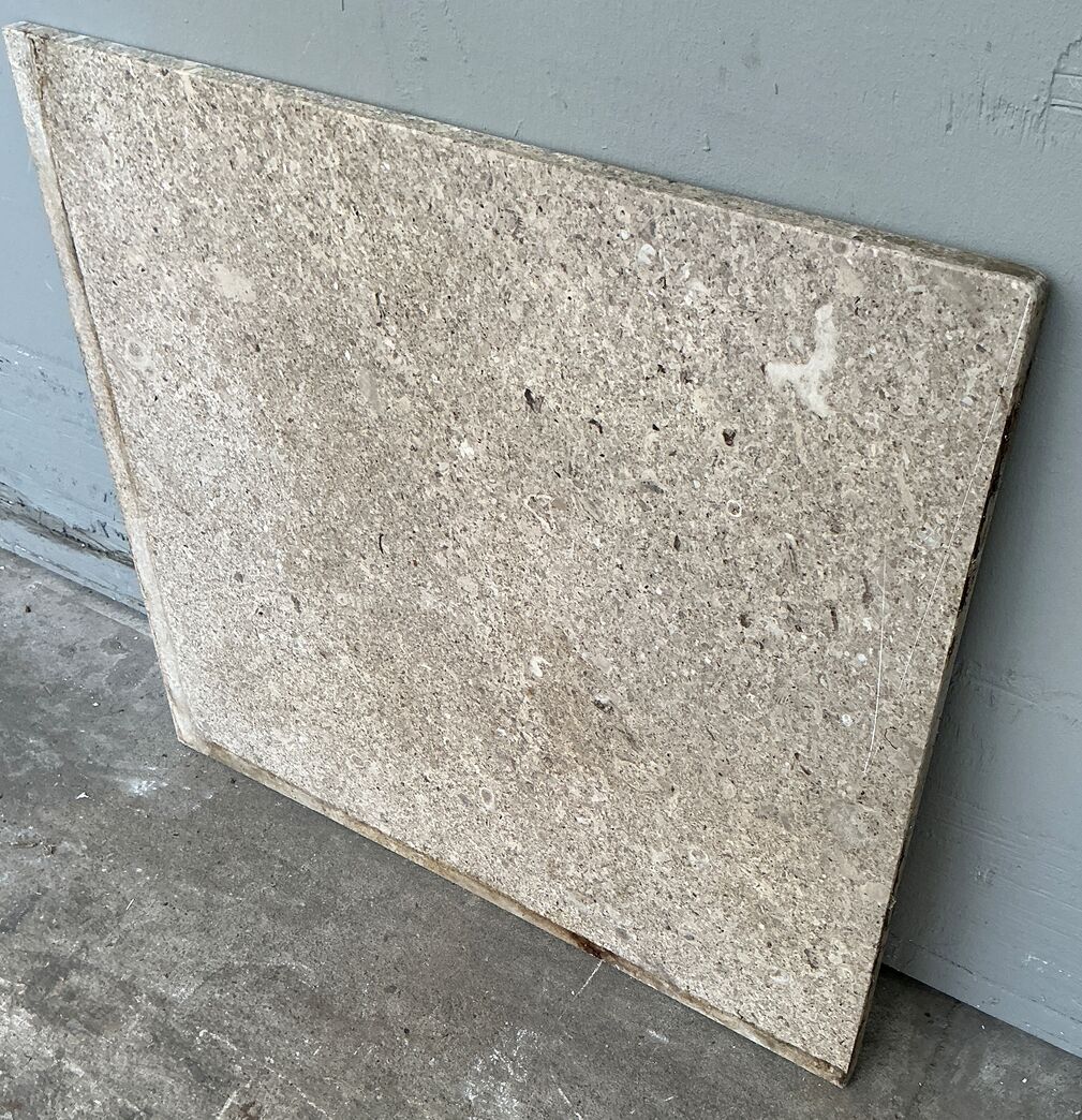 Terrazzo hjørneplade fra 60'er køkken 66,4x62,2cm