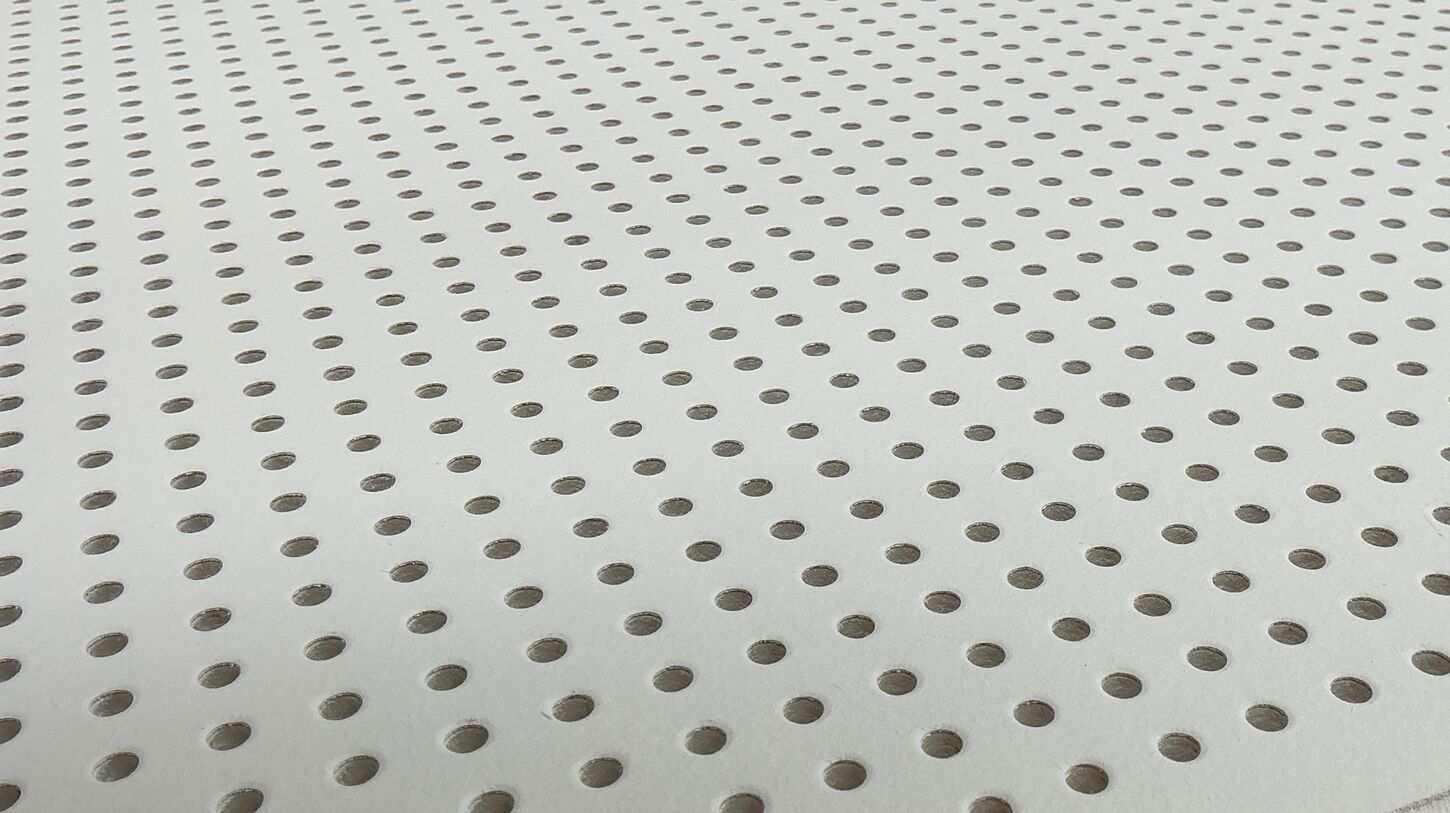 Gips akustikloft 57,5x57,5x12,5 cm