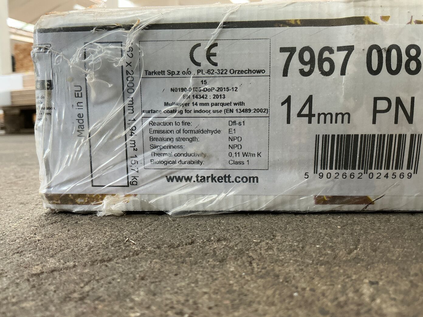 4pk./7,5 m2 Tarkett Shade Ash Linen
