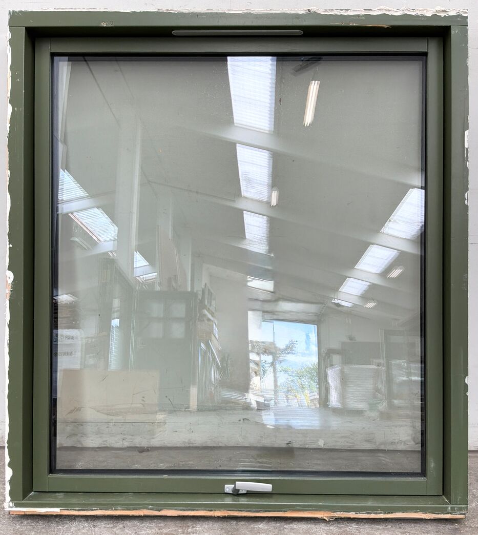 Grønt Termovindue 119x132 m/alu front