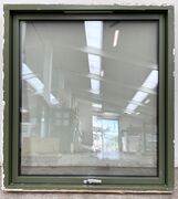 Grønt Termovindue 119x132 m/alu front