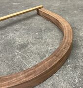 Rygbøjle i Valnød 38x42x1181 mm