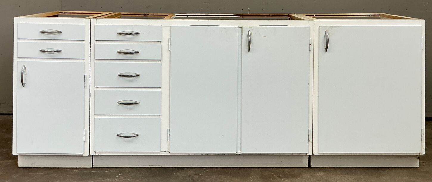 3 Køkkenmoduler fra 60'erne