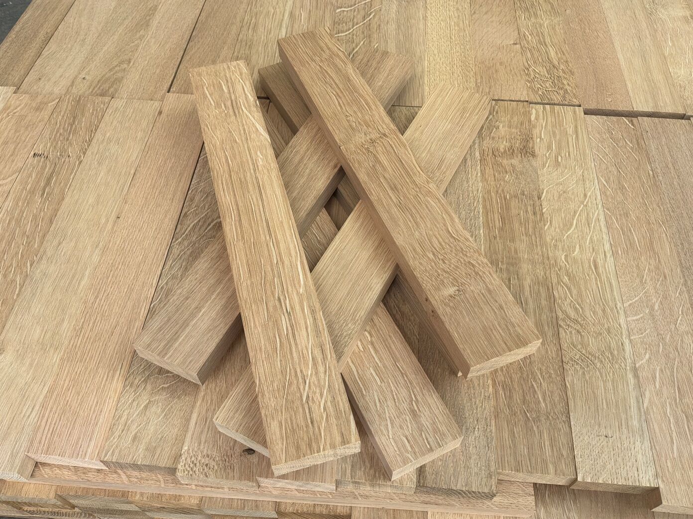 100 stk. Bøgestave 21x57x405 mm