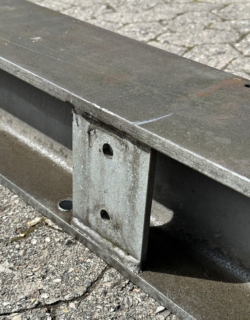 I-bjælke galvaniseret ca 4,5 meter