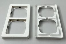 LK Fuga Baseline 63 ramme, 2x1 modul, hvid