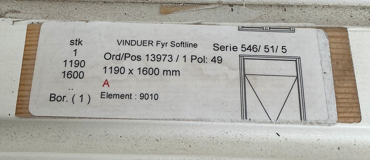 Topstyret termovindue