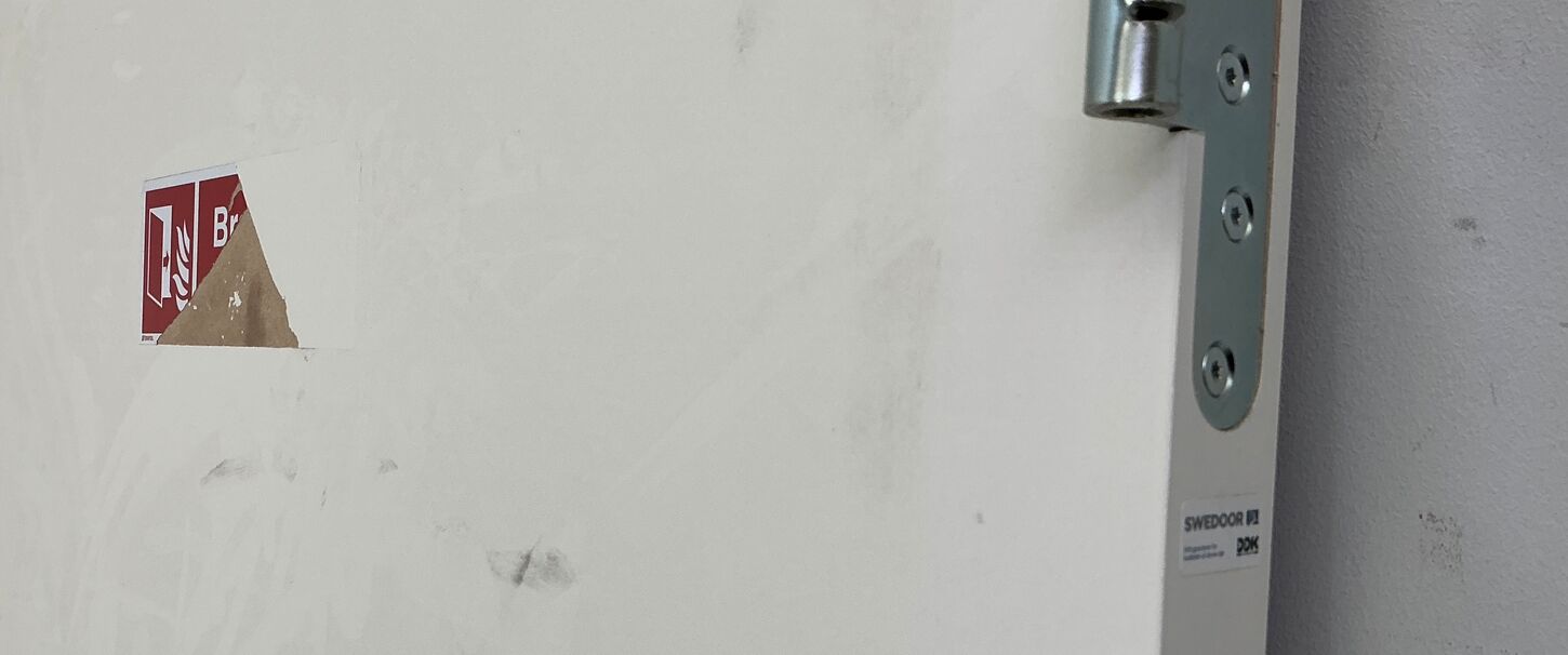 Dobbeltdør med karm