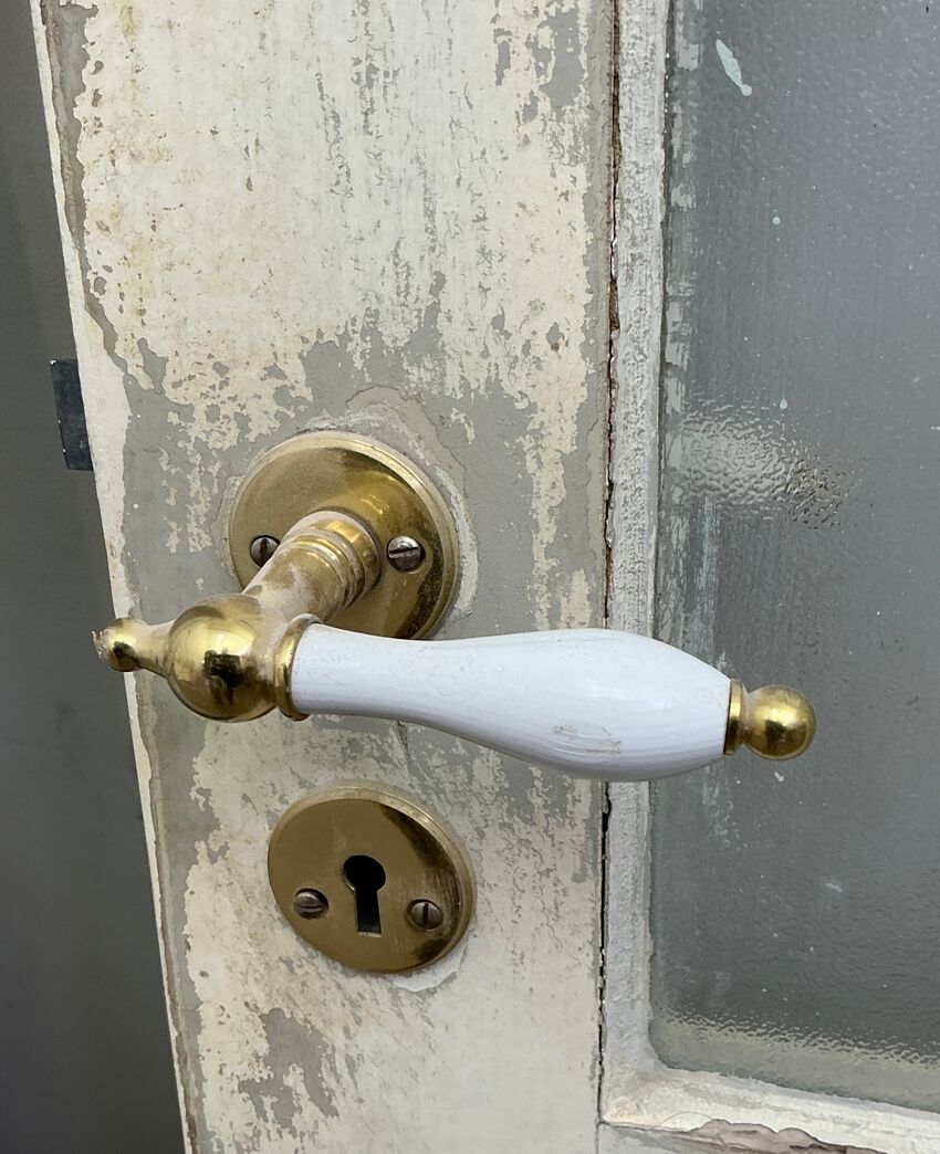 Fyldningsdør med glas / Skillerumsvæg