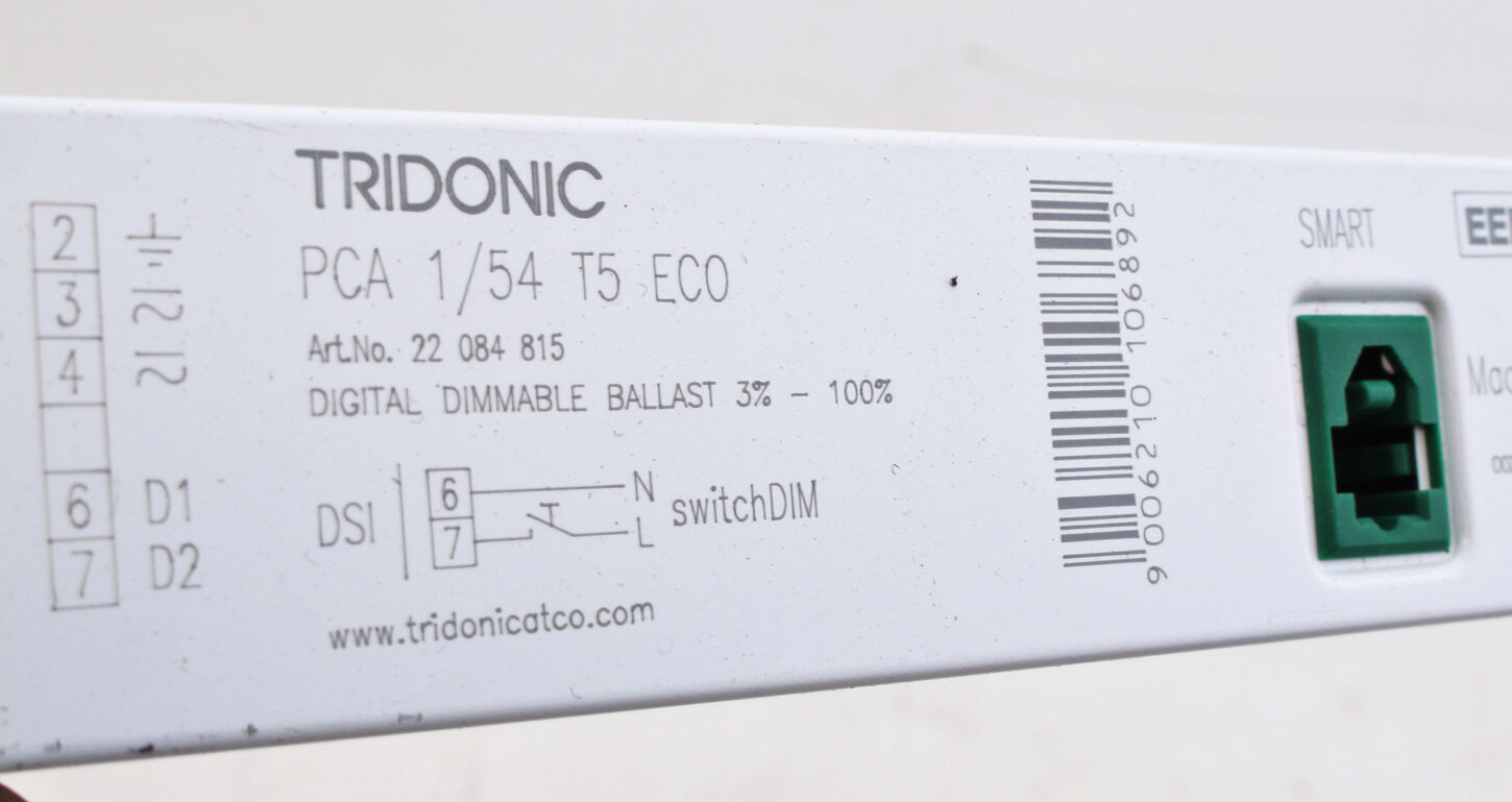 TRIDONIC PCA 1/54 T5 ECO Genbyg