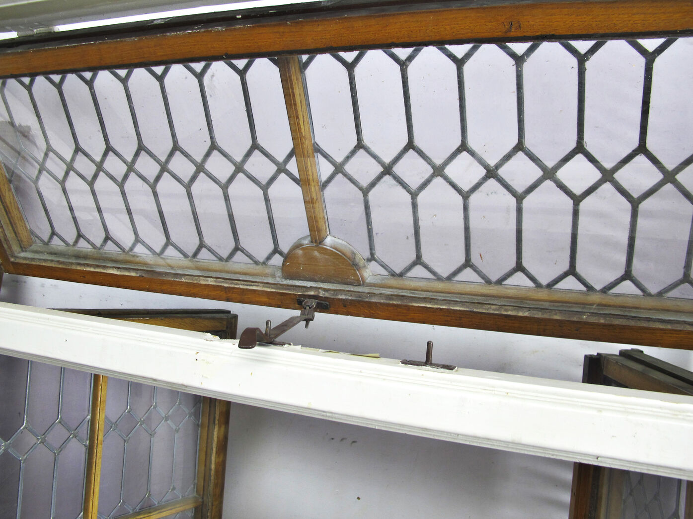 Dobbelt blyindfattet havedør