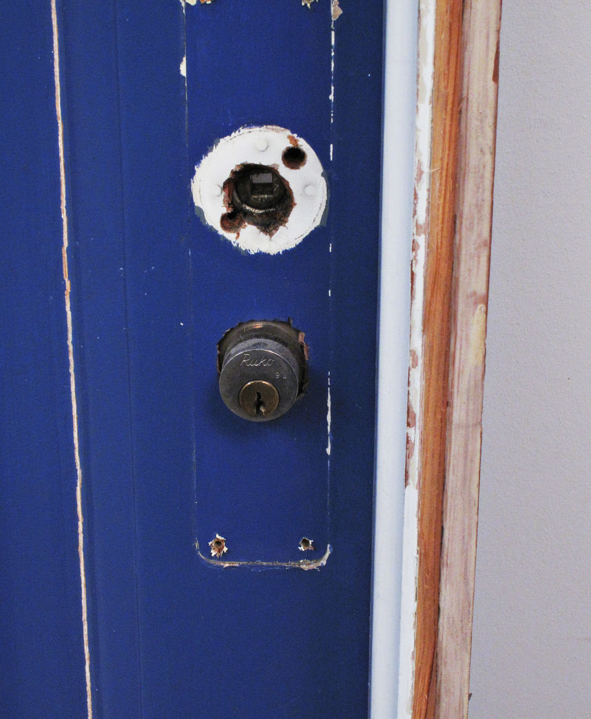 Fyldningsdør med karm