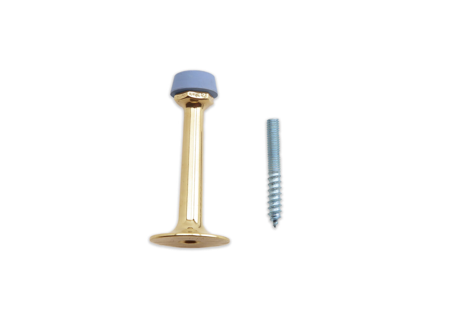 Dørstopper tynd messing 75mm