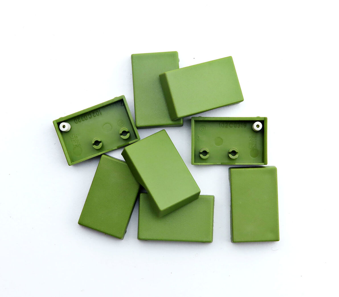 NES tangent til dobb. stikkontakt - grøn