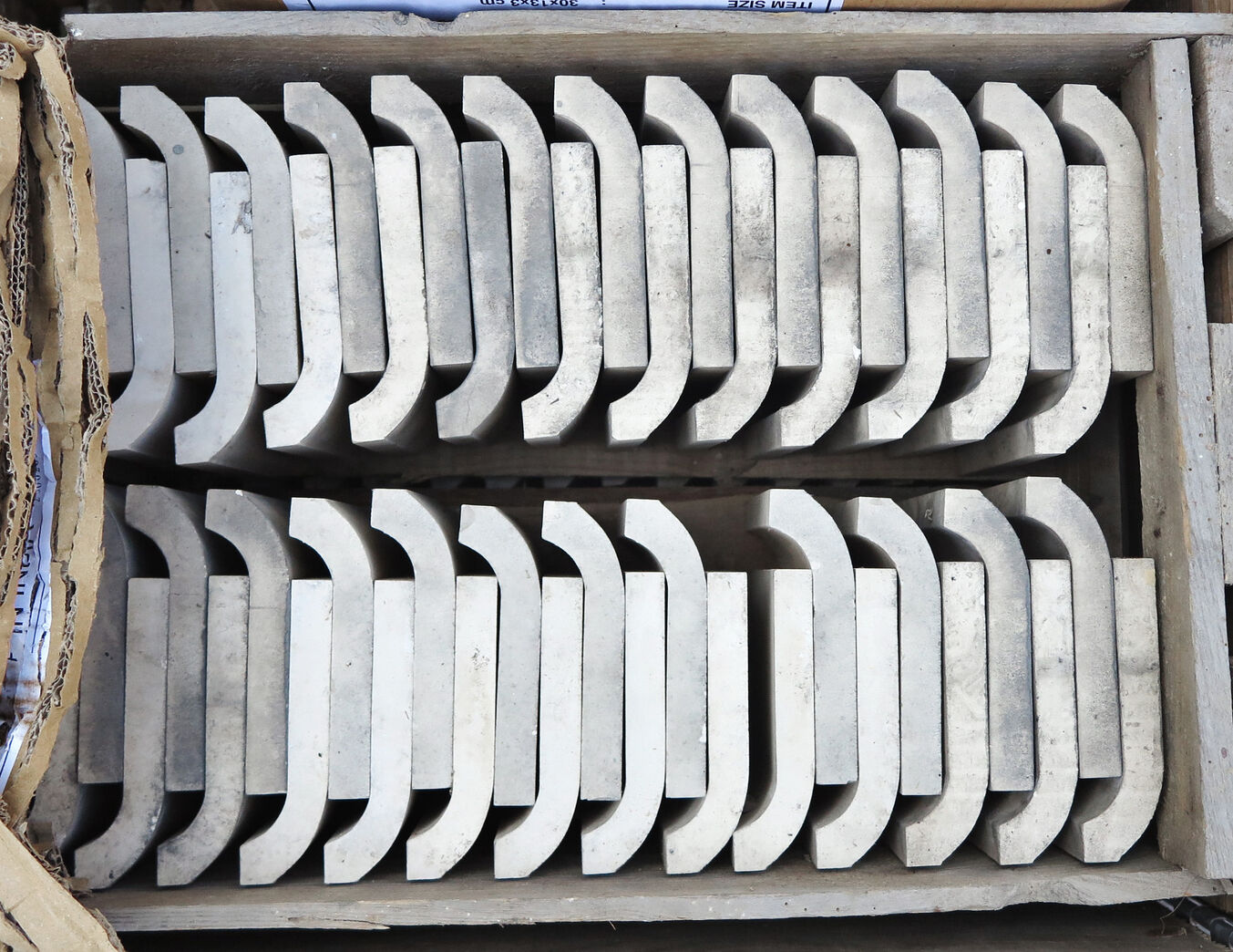 Hasle - hvid klinke hulkehl