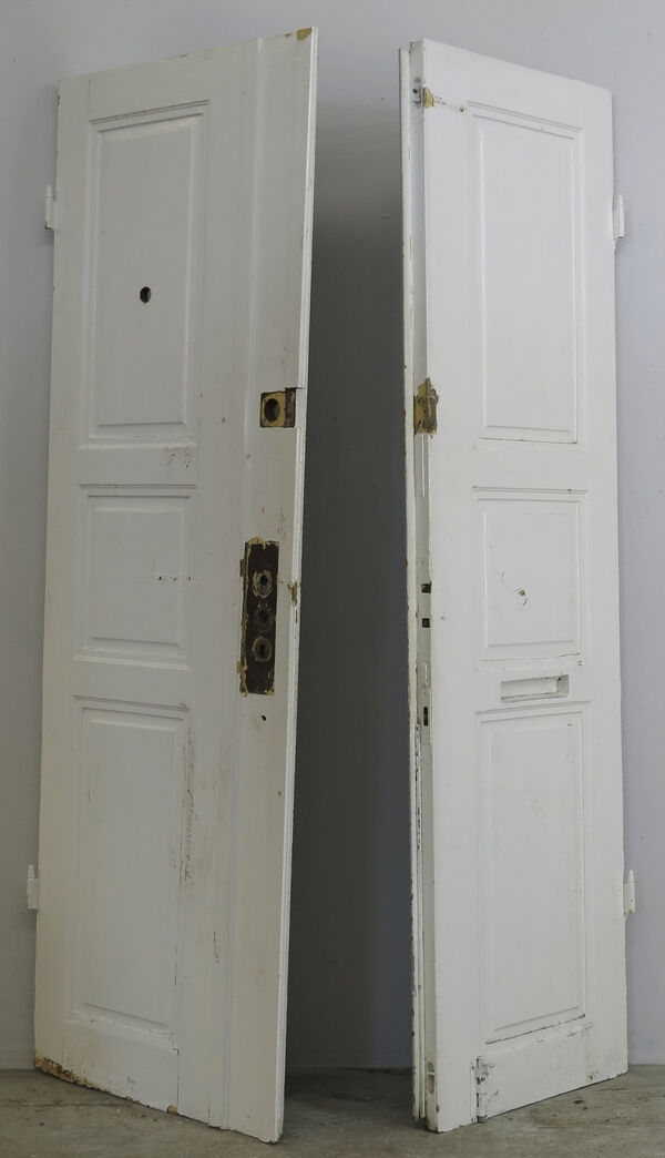 Dobbelt fyldningsdør uden karm