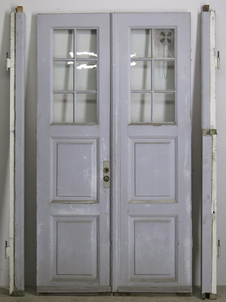 Dobbelt facadedør med karm