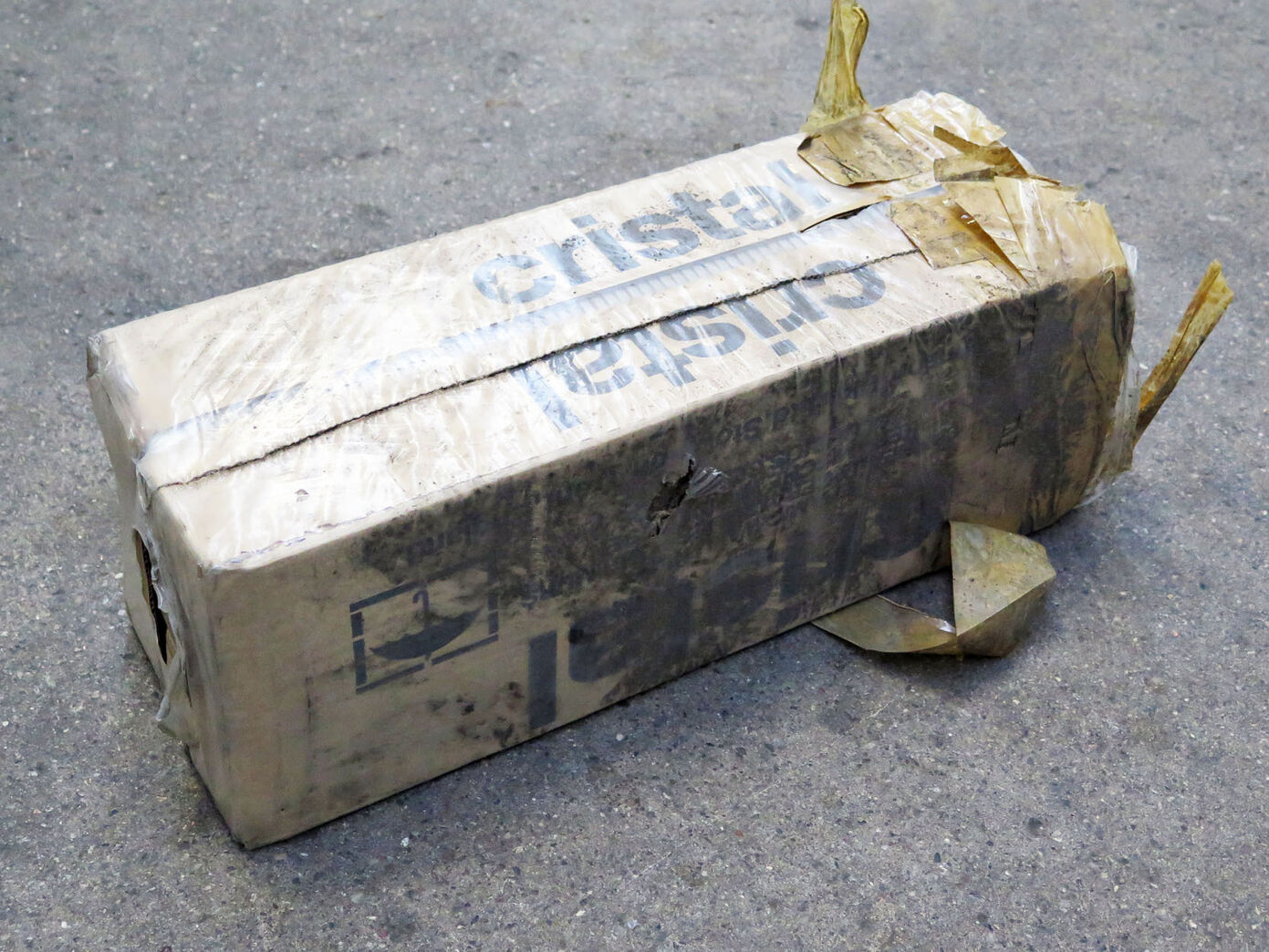 Mat grå Johnson klinke 15,2x15,2cm