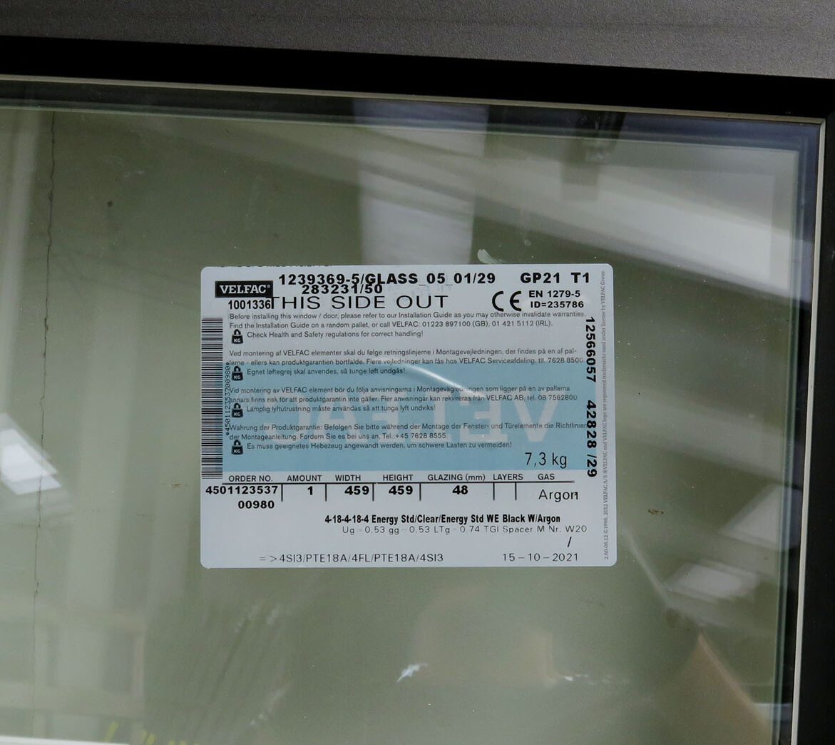 3-fags Velfac energivindue