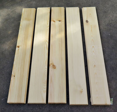 Gulvplanke i Douglas eller Fyr - 13 cm bredde