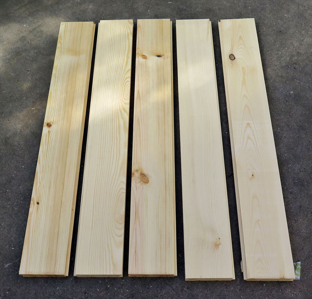 Gulvplanke i Douglas eller Fyr - 13 cm bredde Gulvplanke i Douglas eller Fyr - 13 cm bredde