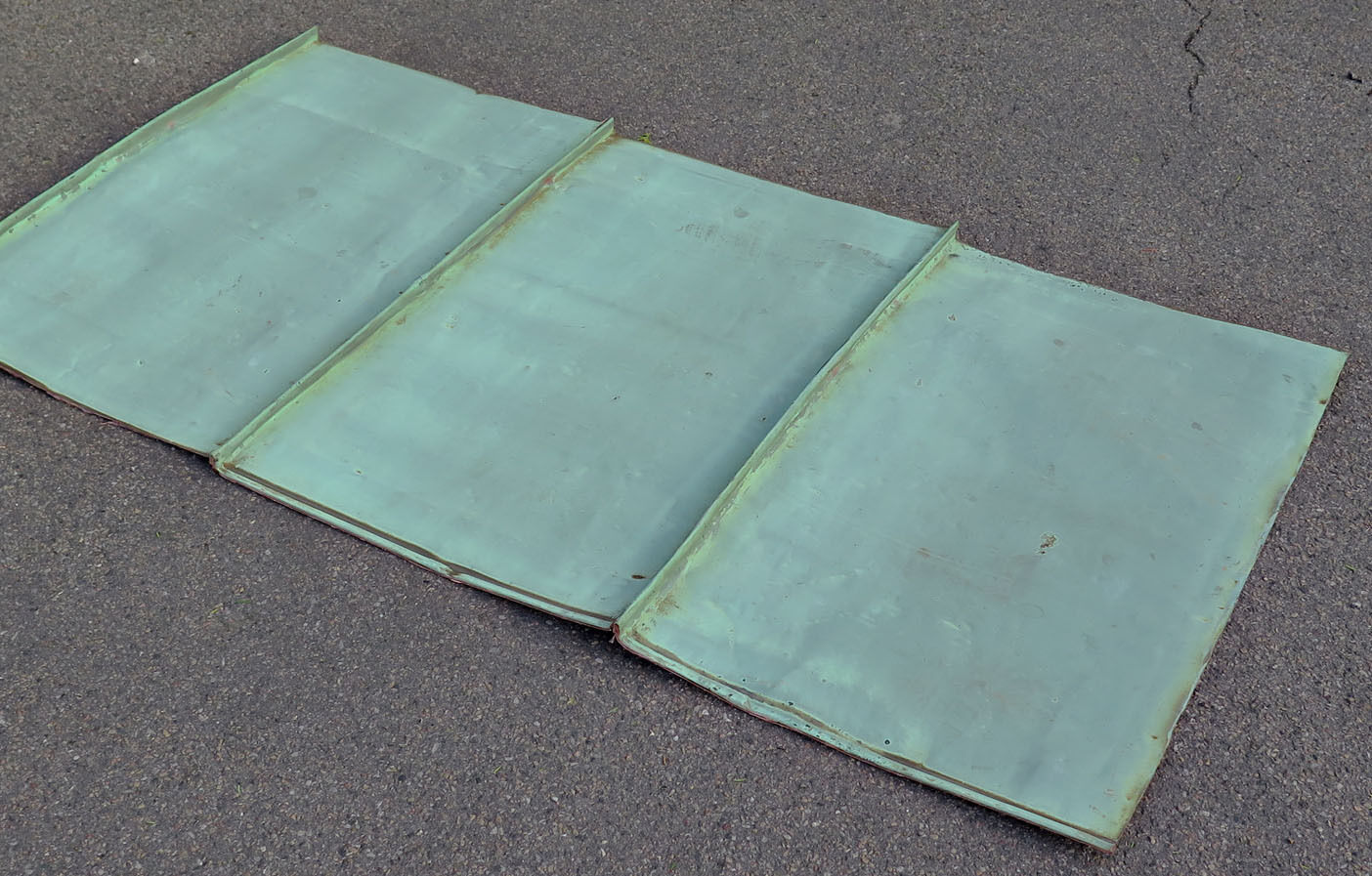 Irret kobberplade 56 x 95 cm Irret kobberplade 56 x 95 cm