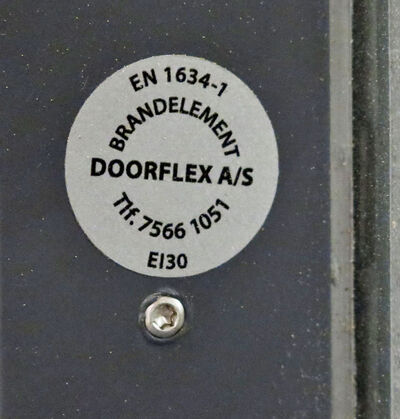 Indvendig vinduesparti med brandglas EI30