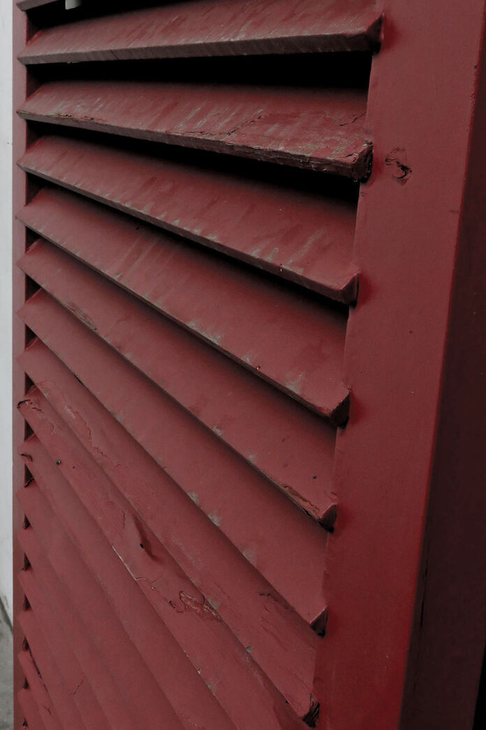 Skodder - svenskrød - 89 x 212 cm