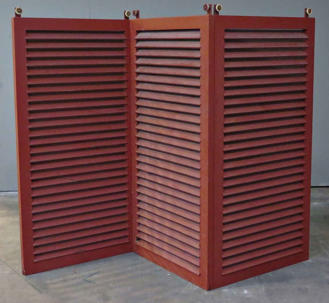 Skodder - svenskrød - 89 x 212 cm