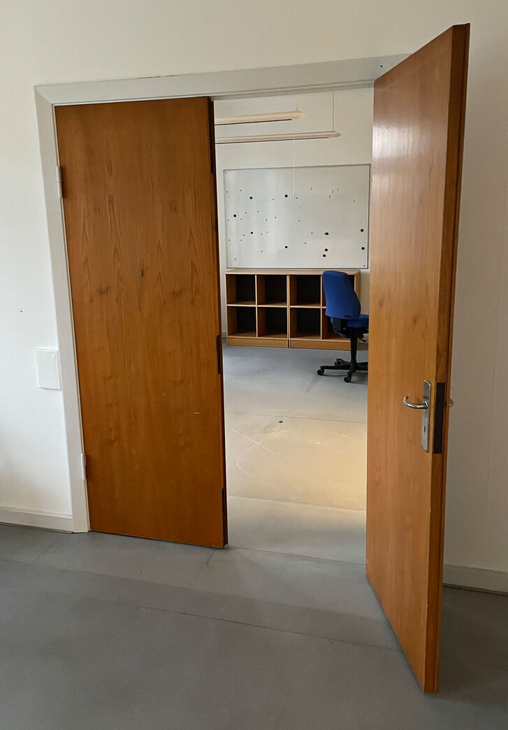 Dobbeltdør med karm fra 40'erne