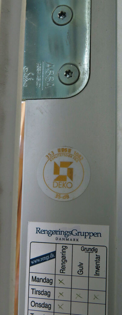 Swedoor lyddør dB35 med alu karm