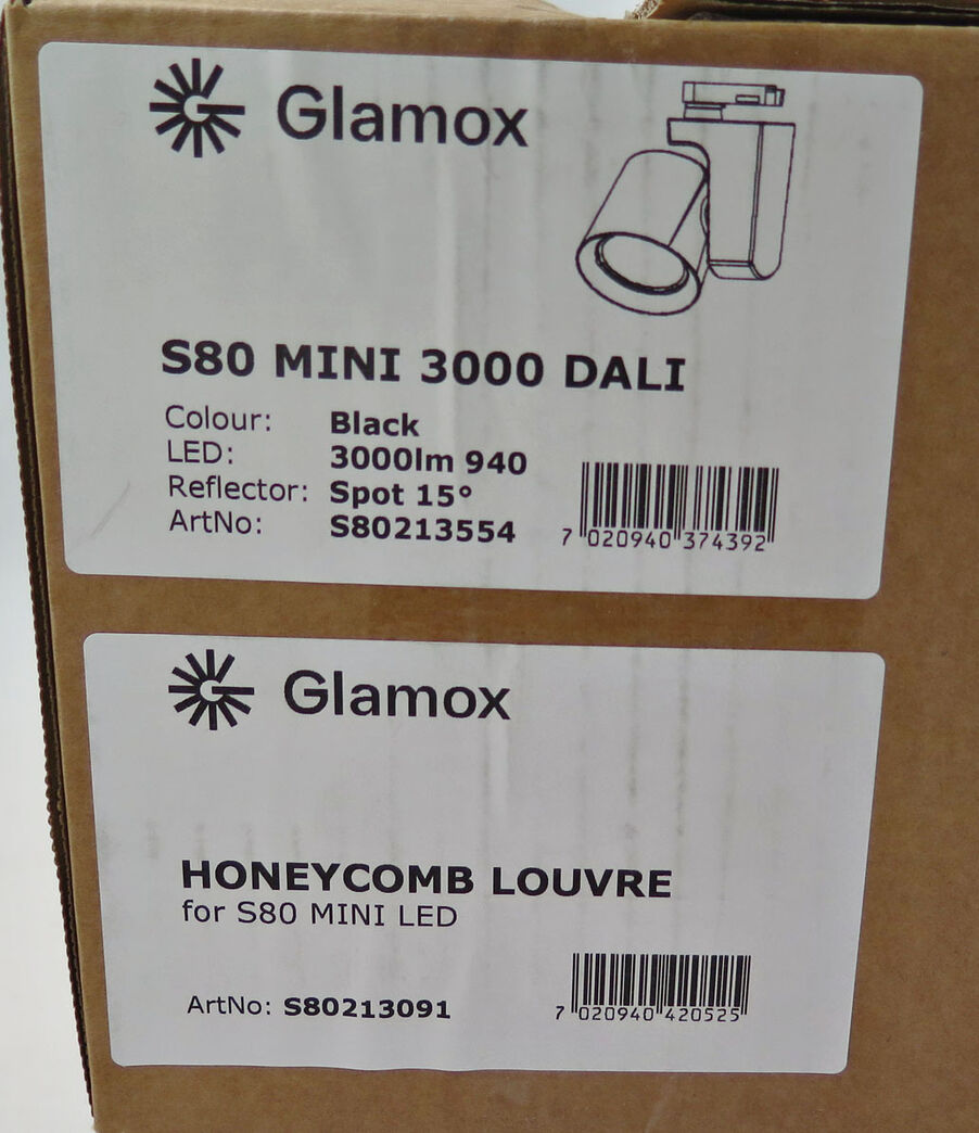 Glamox spotlampe til skinne