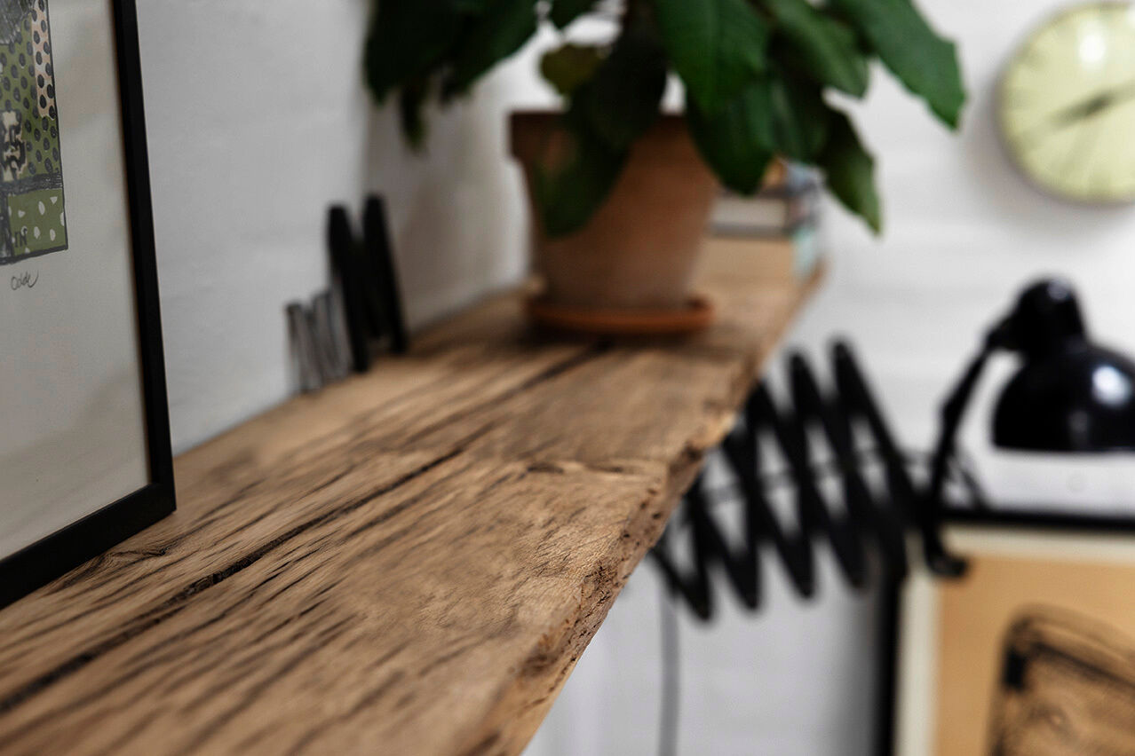 Hylde af egetræsbjælke fra Operaen i København - 1,5 meter