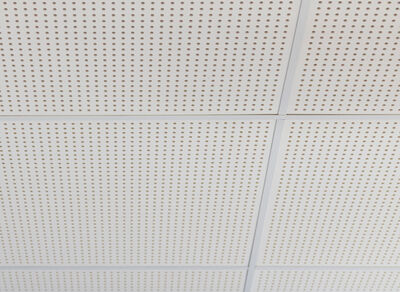 Gips akustikloft 595x595x10 mm