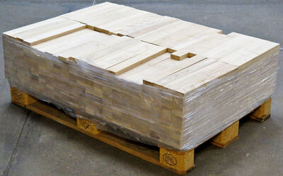 Asketræsstave 23x53x397mm