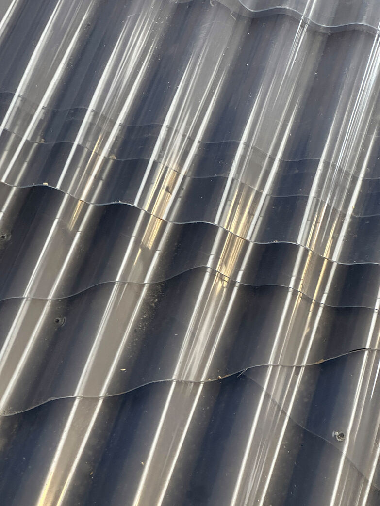 PVC bølgeplader, samlet parti - 100 m2